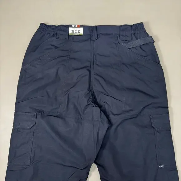 5.11 TACTICAL Men's Tactlite Pro Ripstop Pant Sz- 36"W x 32"I Dark Navy 74273 - Picture 14 of 16